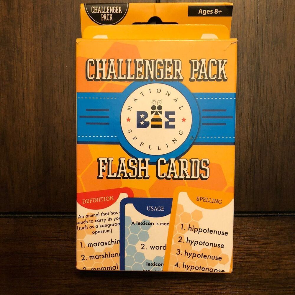 Educational Spelling Flash Cards